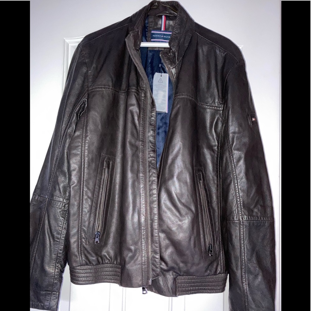 Tommy Hilfiger genuine leather jacket